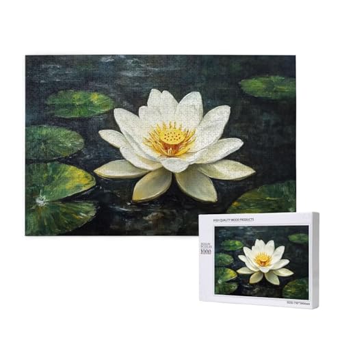 Puzzle 500 Teile Lotus Klassische Puzzles für Erwachsene Landschaft Anspruchsvolles und Lustig Kreatives Unterhaltungsspiel, Holzpuzzle für Erwachsene Als Feiertage Geschenk fur Frauen 2T-555 Puzzle 500 Teile Lotus Klassische Puzzles für Erwachsene Landschaft Anspruchsvolles und Lustig Kreatives Unterhaltungsspiel, Holzpuzzle für Erwachsene Als Feiertage Geschenk fur Frauen 2T-555 von Tamalsj