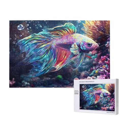 Puzzle 500 Teile Meer Klassische Puzzles für Erwachsene Fisch Anspruchsvolles und Lustig Kreatives Unterhaltungsspiel,Holzpuzzle für Erwachsene Als Geburtstags und Feiertage Geschenk fur Frauen 2T-375 Puzzle 500 Teile Meer Klassische Puzzles für Erwachsene Fisch Anspruchsvolles und Lustig Kreatives Unterhaltungsspiel,Holzpuzzle für Erwachsene Als Geburtstags und Feiertage Geschenk fur Frauen 2T-375 von Tamalsj