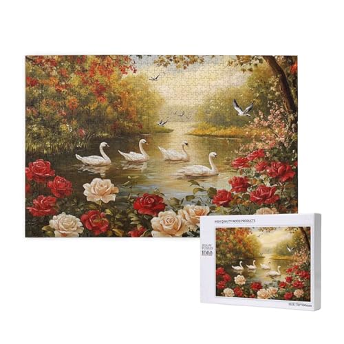Puzzle 500 Teile Meer Klassische Puzzles für Erwachsene Schwan Anspruchsvolles und Lustig Kreatives Unterhaltungsspiel,Holzpuzzle für Erwachsene Als Geburtstags Feiertage Geschenk fur Frauen 2T-124 Puzzle 500 Teile Meer Klassische Puzzles für Erwachsene Schwan Anspruchsvolles und Lustig Kreatives Unterhaltungsspiel,Holzpuzzle für Erwachsene Als Geburtstags Feiertage Geschenk fur Frauen 2T-124 von Tamalsj