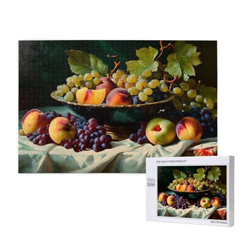 Puzzle 500 Teile Obst Klassische Puzzles für Erwachsene Küche Anspruchsvolles und Lustig Kreatives Unterhaltungsspiel, Holzpuzzle für Erwachsene Als Geburtstags und Feiertage Geschenk fur Frauen 2T-72 von Tamalsj