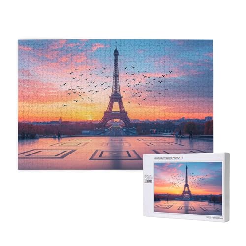 Puzzle 500 Teile Paris Klassische Puzzles für Erwachsene Landschaft Anspruchsvolles und Lustig Kreatives Unterhaltungsspiel, Holzpuzzle für Erwachsene Als Feiertage Geschenk fur Frauen 2T-856 Puzzle 500 Teile Paris Klassische Puzzles für Erwachsene Landschaft Anspruchsvolles und Lustig Kreatives Unterhaltungsspiel, Holzpuzzle für Erwachsene Als Feiertage Geschenk fur Frauen 2T-856 von Tamalsj