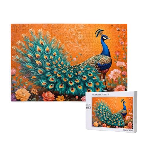 Puzzle 500 Teile Pfau Klassische Puzzles für Erwachsene Blume Anspruchsvolles und Lustig Kreatives Unterhaltungsspiel,Holzpuzzle für Erwachsene Als Geburtstags und Feiertage Geschenk fur Frauen 2T-508 Puzzle 500 Teile Pfau Klassische Puzzles für Erwachsene Blume Anspruchsvolles und Lustig Kreatives Unterhaltungsspiel,Holzpuzzle für Erwachsene Als Geburtstags und Feiertage Geschenk fur Frauen 2T-508 von Tamalsj