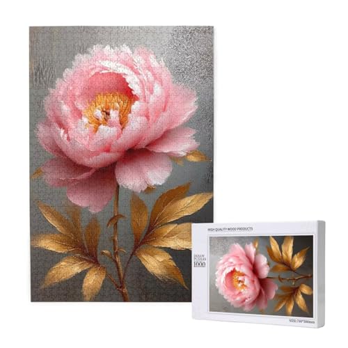 Puzzle 500 Teile Pfingstrose Klassische Puzzles für Erwachsene Rosa Anspruchsvolles und Lustig Kreatives Unterhaltungsspiel, Holzpuzzle für Erwachsene Als Feiertage Geschenk fur Frauen 2T-1587 Puzzle 500 Teile Pfingstrose Klassische Puzzles für Erwachsene Rosa Anspruchsvolles und Lustig Kreatives Unterhaltungsspiel, Holzpuzzle für Erwachsene Als Feiertage Geschenk fur Frauen 2T-1587 von Tamalsj