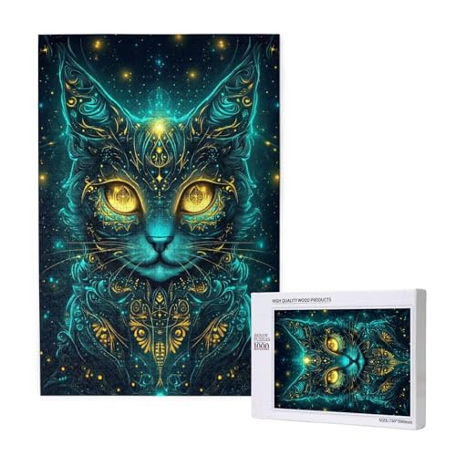 Puzzle 500 Teile Retro Klassische Puzzles für Erwachsene Katze Anspruchsvolles und Lustig Kreatives Unterhaltungsspiel, Holzpuzzle für Erwachsene Als Geburtstags Feiertage Geschenk fur Frauen 2T-1401 Puzzle 500 Teile Retro Klassische Puzzles für Erwachsene Katze Anspruchsvolles und Lustig Kreatives Unterhaltungsspiel, Holzpuzzle für Erwachsene Als Geburtstags Feiertage Geschenk fur Frauen 2T-1401 von Tamalsj