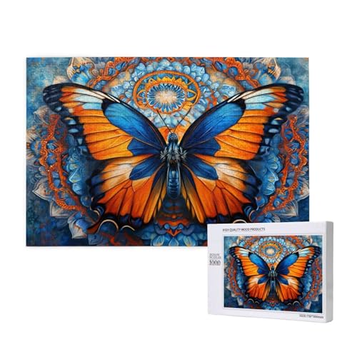 Puzzle 500 Teile Retro Klassische Puzzles für Erwachsene Schmetterling Anspruchsvolles und Lustig Kreatives Unterhaltungsspiel, Holzpuzzle für Erwachsene Als Feiertage Geschenk fur Frauen 2T-38 Puzzle 500 Teile Retro Klassische Puzzles für Erwachsene Schmetterling Anspruchsvolles und Lustig Kreatives Unterhaltungsspiel, Holzpuzzle für Erwachsene Als Feiertage Geschenk fur Frauen 2T-38 von Tamalsj