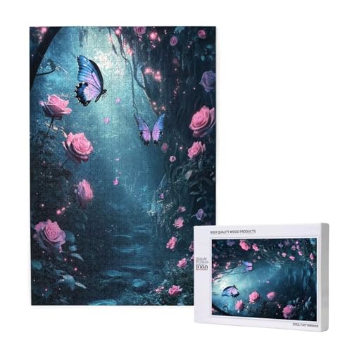 Puzzle 500 Teile Schmetterling Klassische Puzzles für Erwachsene Blume Anspruchsvolles und Lustig Kreatives Unterhaltungsspiel, Holzpuzzle für Erwachsene Als Feiertage Geschenk fur Frauen 2T-1260 Puzzle 500 Teile Schmetterling Klassische Puzzles für Erwachsene Blume Anspruchsvolles und Lustig Kreatives Unterhaltungsspiel, Holzpuzzle für Erwachsene Als Feiertage Geschenk fur Frauen 2T-1260 von Tamalsj