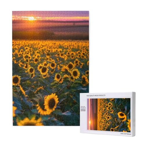 Puzzle 500 Teile Sonnenblume Klassische Puzzles für Erwachsene Sonnenuntergang Entspannen und Lustig Kreatives Unterhaltungsspiel, Holzpuzzle für Erwachsene Als Feiertage Geschenk fur Frauen 2T-1613 Puzzle 500 Teile Sonnenblume Klassische Puzzles für Erwachsene Sonnenuntergang Entspannen und Lustig Kreatives Unterhaltungsspiel, Holzpuzzle für Erwachsene Als Feiertage Geschenk fur Frauen 2T-1613 von Tamalsj