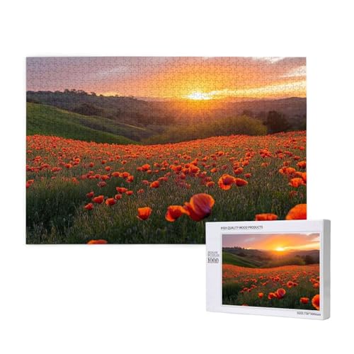 Puzzle 500 Teile Sonnenuntergang Klassische Puzzles für Erwachsene Blume Anspruchsvolles und Lustig Kreatives Unterhaltungsspiel, Holzpuzzle für Erwachsene Als Feiertage Geschenk fur Frauen 2T-355 Puzzle 500 Teile Sonnenuntergang Klassische Puzzles für Erwachsene Blume Anspruchsvolles und Lustig Kreatives Unterhaltungsspiel, Holzpuzzle für Erwachsene Als Feiertage Geschenk fur Frauen 2T-355 von Tamalsj