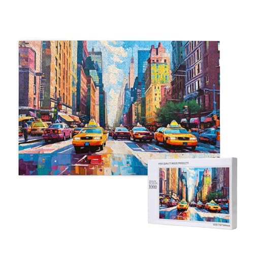 Puzzle 500 Teile Stadt Klassische Puzzles für Erwachsene Bunt Anspruchsvolles und Lustig Kreatives Unterhaltungsspiel, Holzpuzzle für Erwachsene Als Geburtstags und Feiertage Geschenk fur Frauen 2T-11 Puzzle 500 Teile Stadt Klassische Puzzles für Erwachsene Bunt Anspruchsvolles und Lustig Kreatives Unterhaltungsspiel, Holzpuzzle für Erwachsene Als Geburtstags und Feiertage Geschenk fur Frauen 2T-11 von Tamalsj