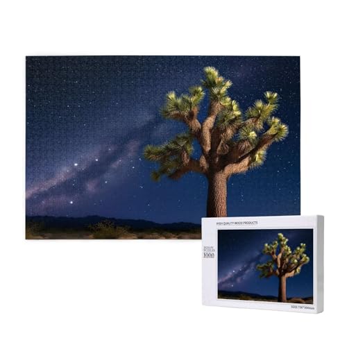Puzzle 500 Teile Sternenhimmel Klassische Puzzles für Erwachsene Baum Anspruchsvolles und Lustig Kreatives Unterhaltungsspiel, Holzpuzzle für Erwachsene Als Feiertage Geschenk fur Frauen 2T-495 von Tamalsj