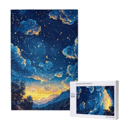 Puzzle 500 Teile Sternenhimmel Klassische Puzzles für Erwachsene Wolke Anspruchsvolles und Lustig Kreatives Unterhaltungsspiel, Holzpuzzle für Erwachsene Als Feiertage Geschenk fur Frauen 2T-1715 Puzzle 500 Teile Sternenhimmel Klassische Puzzles für Erwachsene Wolke Anspruchsvolles und Lustig Kreatives Unterhaltungsspiel, Holzpuzzle für Erwachsene Als Feiertage Geschenk fur Frauen 2T-1715 von Tamalsj