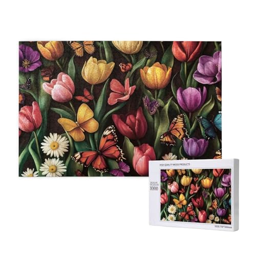 Puzzle 500 Teile Tulpe Klassische Puzzles für Erwachsene Schmetterling Anspruchsvolles und Lustig Kreatives Unterhaltungsspiel, Holzpuzzle für Erwachsene Als Feiertage Geschenk fur Frauen 2T-166 Puzzle 500 Teile Tulpe Klassische Puzzles für Erwachsene Schmetterling Anspruchsvolles und Lustig Kreatives Unterhaltungsspiel, Holzpuzzle für Erwachsene Als Feiertage Geschenk fur Frauen 2T-166 von Tamalsj