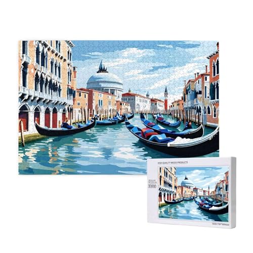 Puzzle 500 Teile Venedig Klassische Puzzles für Erwachsene Boot Anspruchsvolles und Lustig Kreatives Unterhaltungsspiel,Holzpuzzle für Erwachsene Als Geburtstags und Feiertage Geschenk fur Frauen 2T-5 Puzzle 500 Teile Venedig Klassische Puzzles für Erwachsene Boot Anspruchsvolles und Lustig Kreatives Unterhaltungsspiel,Holzpuzzle für Erwachsene Als Geburtstags und Feiertage Geschenk fur Frauen 2T-5 von Tamalsj