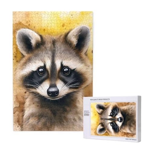 Puzzle 500 Teile Waschbär Klassische Puzzles für Erwachsene Tier Entspannen und Lustig Kreatives Unterhaltungsspiel, Holzpuzzle für Erwachsene Als Geburtstags Feiertage Geschenk fur Frauen 2T-1539 Puzzle 500 Teile Waschbär Klassische Puzzles für Erwachsene Tier Entspannen und Lustig Kreatives Unterhaltungsspiel, Holzpuzzle für Erwachsene Als Geburtstags Feiertage Geschenk fur Frauen 2T-1539 von Tamalsj