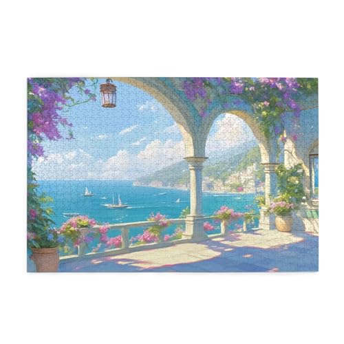 Puzzle 5000 Teile Ägäisches Meer, Boot Holz XXL Puzzle Erwachsene mit Schachtel und Poster, Schwierige, Herausfordernde und Interessant Spiele für Anfänger, Frauen Wohndekoration Geschenke 1T-1286 Puzzle 5000 Teile Ägäisches Meer, Boot Holz XXL Puzzle Erwachsene mit Schachtel und Poster, Schwierige, Herausfordernde und Interessant Spiele für Anfänger, Frauen Wohndekoration Geschenke 1T-1286 von Tamalsj