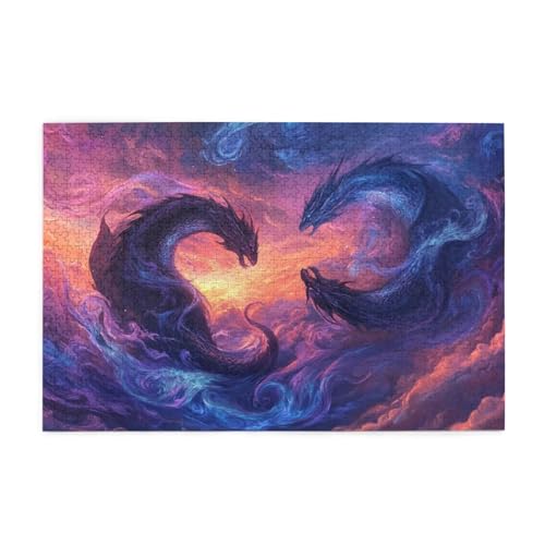 Puzzle 5000 Teile Abstrakt, Drachen Holz XXL Puzzle Erwachsene mit Schachtel und Poster, Schwierige, Herausfordernde und Interessant Spiele für Anfänger, Männer/Frauen Wohndekoration Geschenke 1T-112 Puzzle 5000 Teile Abstrakt, Drachen Holz XXL Puzzle Erwachsene mit Schachtel und Poster, Schwierige, Herausfordernde und Interessant Spiele für Anfänger, Männer/Frauen Wohndekoration Geschenke 1T-112 von Tamalsj