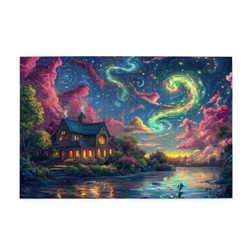 Puzzle 5000 Teile Abstrakt, Landschaft Holz XXL Puzzle Erwachsene mit Schachtel und Poster, Schwierige, Herausfordernde und Interessant Spiele für Anfänger, Frauen Wohndekoration Geschenke 1T-1444 Puzzle 5000 Teile Abstrakt, Landschaft Holz XXL Puzzle Erwachsene mit Schachtel und Poster, Schwierige, Herausfordernde und Interessant Spiele für Anfänger, Frauen Wohndekoration Geschenke 1T-1444 von Tamalsj