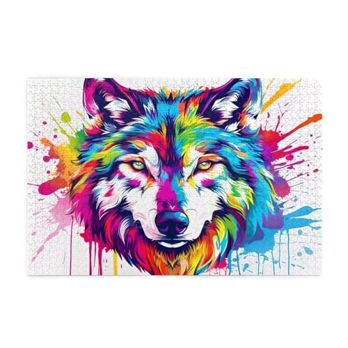 Puzzle 5000 Teile Abstrakt, Wolf Holz XXL Puzzle Erwachsene mit Schachtel und Poster, Schwierige, Herausfordernde und Interessant Spiele für Anfänger, Männer/Frauen Wohndekoration Geschenke 1T-1968 Puzzle 5000 Teile Abstrakt, Wolf Holz XXL Puzzle Erwachsene mit Schachtel und Poster, Schwierige, Herausfordernde und Interessant Spiele für Anfänger, Männer/Frauen Wohndekoration Geschenke 1T-1968 von Tamalsj