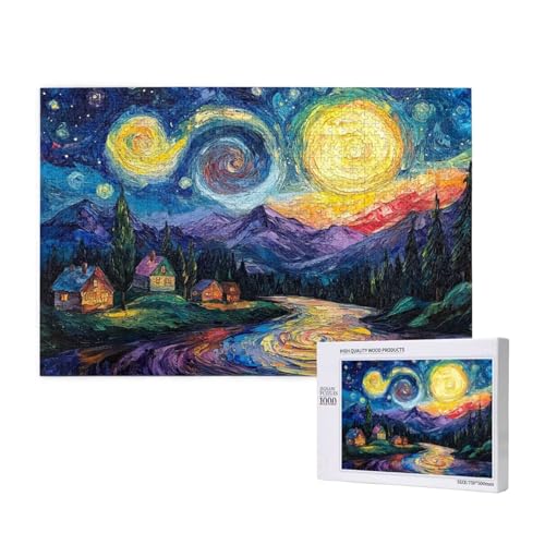 Puzzle 5000 Teile Abstrakt Klassische Puzzles für Erwachsene Mond Entspannen und Lustig Kreatives Unterhaltungsspiel, Holzpuzzle für Erwachsene Als Geburtstags Feiertage Geschenk fur Frauen 2T-128 Puzzle 5000 Teile Abstrakt Klassische Puzzles für Erwachsene Mond Entspannen und Lustig Kreatives Unterhaltungsspiel, Holzpuzzle für Erwachsene Als Geburtstags Feiertage Geschenk fur Frauen 2T-128 von Tamalsj
