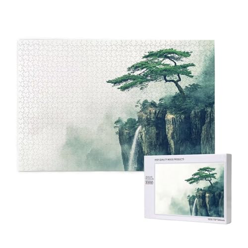 Puzzle 5000 Teile Berg Klassische Puzzles für Erwachsene Baum Anspruchsvolles und Lustig Kreatives Unterhaltungsspiel,Holzpuzzle für Erwachsene Als Geburtstags und Feiertage Geschenk fur Frauen 2T-212 von Tamalsj