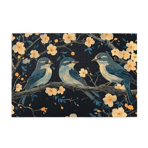 Puzzle 5000 Teile Bird, See Holz XXL Puzzle Erwachsene mit Schachtel und Poster, Schwierige, Herausfordernde und Interessant Spiele für Anfänger, Geschenke für Männer/Frauen Wohndekoration 1T-1581 von Tamalsj