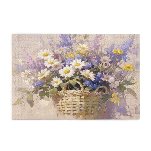 Puzzle 5000 Teile Blume, Gänseblümchen Holz XXL Puzzle Erwachsene mit Schachtel und Poster, Schwierige, Herausfordernde und Interessant Spiele für Anfänger, Frauen Wohndekoration Geschenke 1T-1224 Puzzle 5000 Teile Blume, Gänseblümchen Holz XXL Puzzle Erwachsene mit Schachtel und Poster, Schwierige, Herausfordernde und Interessant Spiele für Anfänger, Frauen Wohndekoration Geschenke 1T-1224 von Tamalsj