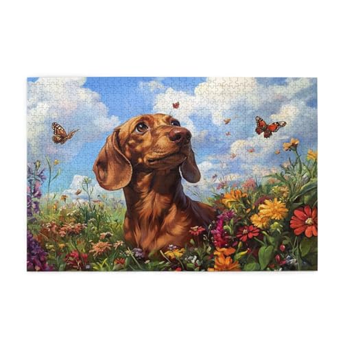 Puzzle 5000 Teile Blume, Hund Holz XXL Puzzle Erwachsene mit Schachtel und Poster, Schwierige, Herausfordernde und Interessant Spiele für Anfänger, Geschenke für Männer/Frauen Wohndekoration 1T-1599 Puzzle 5000 Teile Blume, Hund Holz XXL Puzzle Erwachsene mit Schachtel und Poster, Schwierige, Herausfordernde und Interessant Spiele für Anfänger, Geschenke für Männer/Frauen Wohndekoration 1T-1599 von Tamalsj