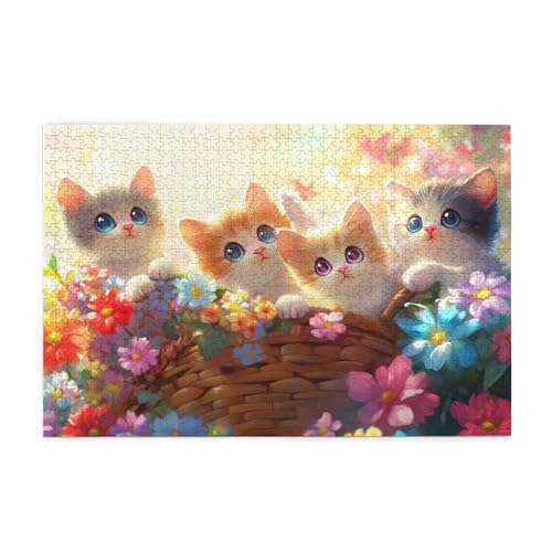 Puzzle 5000 Teile Blume, Katze Holz XXL Puzzle Erwachsene mit Schachtel und Poster, Schwierige, Herausfordernde und Interessant Spiele für Anfänger, Geschenke für Männer/Frauen Wohndekoration 1T-1579 Puzzle 5000 Teile Blume, Katze Holz XXL Puzzle Erwachsene mit Schachtel und Poster, Schwierige, Herausfordernde und Interessant Spiele für Anfänger, Geschenke für Männer/Frauen Wohndekoration 1T-1579 von Tamalsj