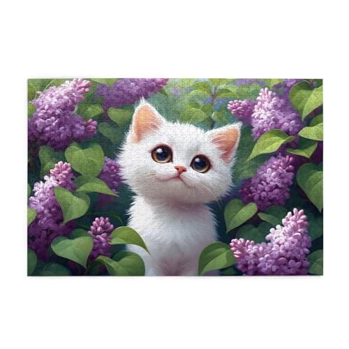 Puzzle 5000 Teile Blume, Katze Holz XXL Puzzle Erwachsene mit Schachtel und Poster, Schwierige, Herausfordernde und Interessant Spiele für Anfänger, Geschenke für Männer/Frauen Wohndekoration 1T-2109 Puzzle 5000 Teile Blume, Katze Holz XXL Puzzle Erwachsene mit Schachtel und Poster, Schwierige, Herausfordernde und Interessant Spiele für Anfänger, Geschenke für Männer/Frauen Wohndekoration 1T-2109 von Tamalsj