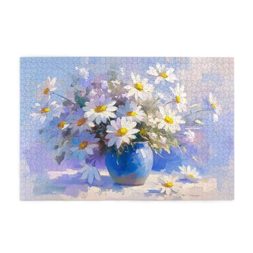 Puzzle 5000 Teile Blume, Landschaft Holz XXL Puzzle Erwachsene mit Schachtel und Poster, Schwierige, Herausfordernde und Interessant Spiele für Anfänger, Männer/Frauen Wohndekoration Geschenke 1T-1217 von Tamalsj