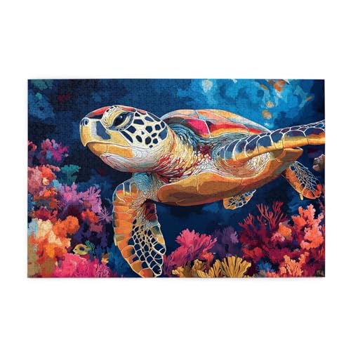 Puzzle 5000 Teile Blume, Schildkröte Holz XXL Puzzle Erwachsene mit Schachtel und Poster, Schwierige, Herausfordernde und Interessant Spiele für Anfänger, Frauen Wohndekoration Geschenke 1T-1677 Puzzle 5000 Teile Blume, Schildkröte Holz XXL Puzzle Erwachsene mit Schachtel und Poster, Schwierige, Herausfordernde und Interessant Spiele für Anfänger, Frauen Wohndekoration Geschenke 1T-1677 von Tamalsj