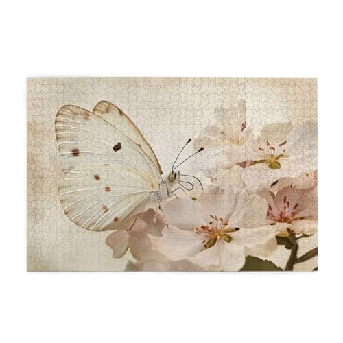 Puzzle 5000 Teile Blume, Schmetterling Holz XXL Puzzle Erwachsene mit Schachtel und Poster, Schwierige, Herausfordernde und Interessant Spiele für Anfänger, Frauen Wohndekoration Geschenke 1T-243 Puzzle 5000 Teile Blume, Schmetterling Holz XXL Puzzle Erwachsene mit Schachtel und Poster, Schwierige, Herausfordernde und Interessant Spiele für Anfänger, Frauen Wohndekoration Geschenke 1T-243 von Tamalsj