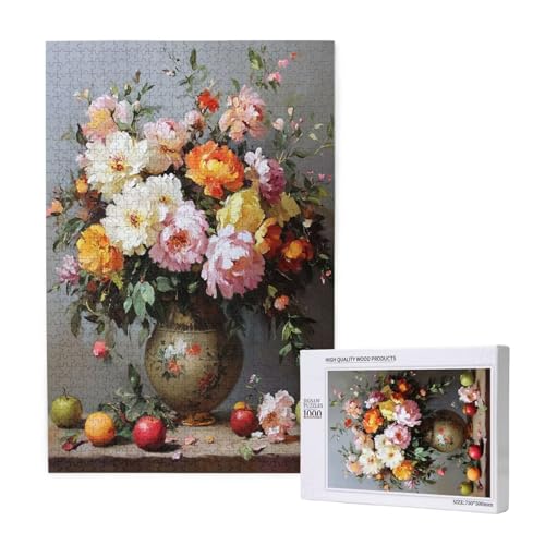 Puzzle 5000 Teile Blume Klassische Puzzles für Erwachsene Bunt Anspruchsvolles und Lustig Kreatives Unterhaltungsspiel, Holzpuzzle für Erwachsene Als Geburtstags Feiertage Geschenk fur Frauen 2T-1890 von Tamalsj