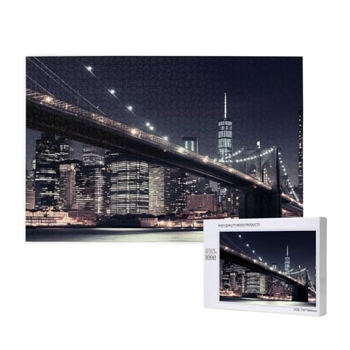 Puzzle 5000 Teile Brooklyn Klassische Puzzles für Erwachsene Brücke Anspruchsvolles und Lustig Kreatives Unterhaltungsspiel, Holzpuzzle für Erwachsene Als Feiertage Geschenk fur Frauen 2T-708 Puzzle 5000 Teile Brooklyn Klassische Puzzles für Erwachsene Brücke Anspruchsvolles und Lustig Kreatives Unterhaltungsspiel, Holzpuzzle für Erwachsene Als Feiertage Geschenk fur Frauen 2T-708 von Tamalsj