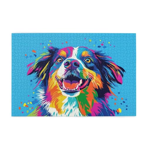 Puzzle 5000 Teile Bunt, Hund Holz XXL Puzzle Erwachsene mit Schachtel und Poster, Schwierige, Herausfordernde und Interessant Spiele für Anfänger, Geschenke für Männer/Frauen Wohndekoration 1T-1577 Puzzle 5000 Teile Bunt, Hund Holz XXL Puzzle Erwachsene mit Schachtel und Poster, Schwierige, Herausfordernde und Interessant Spiele für Anfänger, Geschenke für Männer/Frauen Wohndekoration 1T-1577 von Tamalsj
