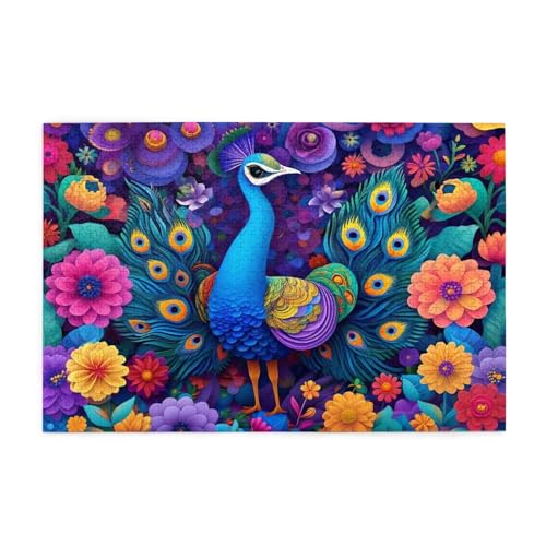 Puzzle 5000 Teile Bunt, Pfau Holz XXL Puzzle Erwachsene mit Schachtel und Poster, Schwierige, Herausfordernde und Interessant Spiele für Anfänger, Geschenke für Männer/Frauen Wohndekoration 1T-1878 Puzzle 5000 Teile Bunt, Pfau Holz XXL Puzzle Erwachsene mit Schachtel und Poster, Schwierige, Herausfordernde und Interessant Spiele für Anfänger, Geschenke für Männer/Frauen Wohndekoration 1T-1878 von Tamalsj