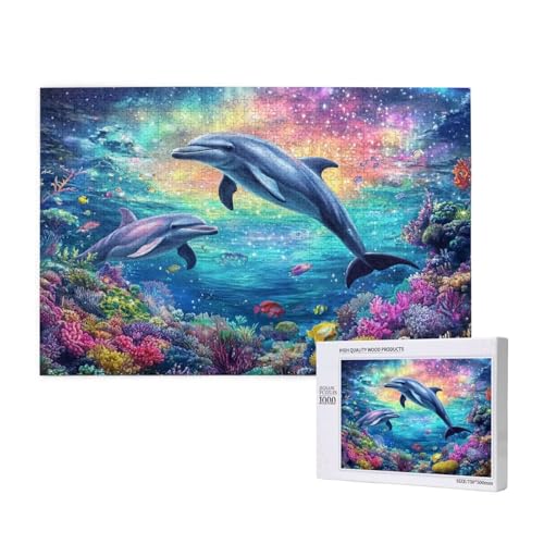 Puzzle 5000 Teile Delphin Klassische Puzzles für Erwachsene Bunt Anspruchsvolles und Lustig Kreatives Unterhaltungsspiel, Holzpuzzle für Erwachsene Als Geburtstags Feiertage Geschenk fur Frauen 2T-784 Puzzle 5000 Teile Delphin Klassische Puzzles für Erwachsene Bunt Anspruchsvolles und Lustig Kreatives Unterhaltungsspiel, Holzpuzzle für Erwachsene Als Geburtstags Feiertage Geschenk fur Frauen 2T-784 von Tamalsj