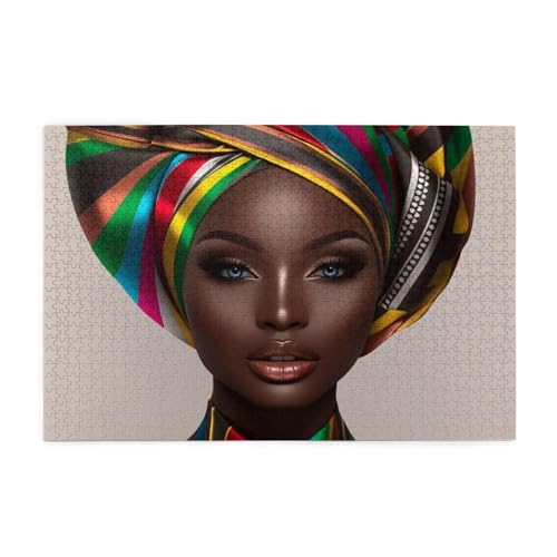 Puzzle 5000 Teile Frau, Afrika Holz XXL Puzzle Erwachsene mit Schachtel und Poster, Schwierige, Herausfordernde und Interessant Spiele für Anfänger, Geschenke für Männer/Frauen Wohndekoration 1T-1748 Puzzle 5000 Teile Frau, Afrika Holz XXL Puzzle Erwachsene mit Schachtel und Poster, Schwierige, Herausfordernde und Interessant Spiele für Anfänger, Geschenke für Männer/Frauen Wohndekoration 1T-1748 von Tamalsj
