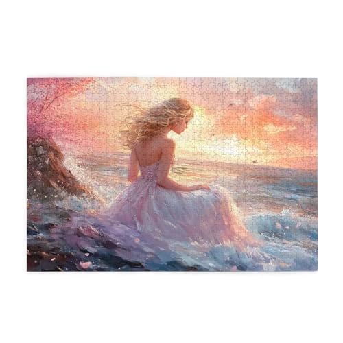 Puzzle 5000 Teile Frau, Meer Holz XXL Puzzle Erwachsene mit Schachtel und Poster, Schwierige, Herausfordernde und Interessant Spiele für Anfänger, Geschenke für Männer/Frauen Wohndekoration 1T-1733 Puzzle 5000 Teile Frau, Meer Holz XXL Puzzle Erwachsene mit Schachtel und Poster, Schwierige, Herausfordernde und Interessant Spiele für Anfänger, Geschenke für Männer/Frauen Wohndekoration 1T-1733 von Tamalsj