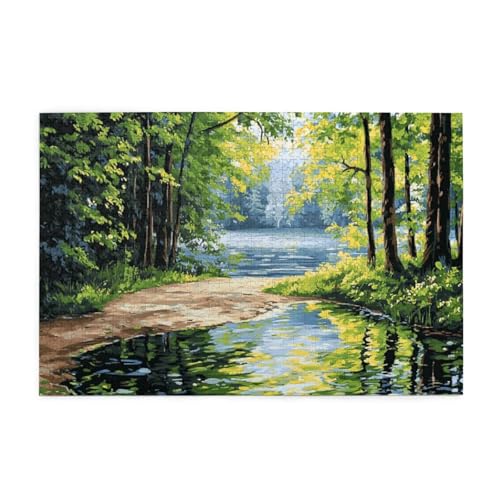 Puzzle 5000 Teile Frühling, Landschaft Holz XXL Puzzle Erwachsene mit Schachtel und Poster, Schwierige, Herausfordernde und Interessant Spiele für Anfänger, Frauen Wohndekoration Geschenke 1T-827 Puzzle 5000 Teile Frühling, Landschaft Holz XXL Puzzle Erwachsene mit Schachtel und Poster, Schwierige, Herausfordernde und Interessant Spiele für Anfänger, Frauen Wohndekoration Geschenke 1T-827 von Tamalsj