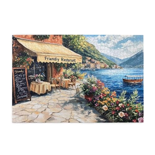 Puzzle 5000 Teile Italien, Landschaft Holz XXL Puzzle Erwachsene mit Schachtel und Poster, Schwierige, Herausfordernde und Interessant Spiele für Anfänger, Frauen Wohndekoration Geschenke 1T-951 Puzzle 5000 Teile Italien, Landschaft Holz XXL Puzzle Erwachsene mit Schachtel und Poster, Schwierige, Herausfordernde und Interessant Spiele für Anfänger, Frauen Wohndekoration Geschenke 1T-951 von Tamalsj
