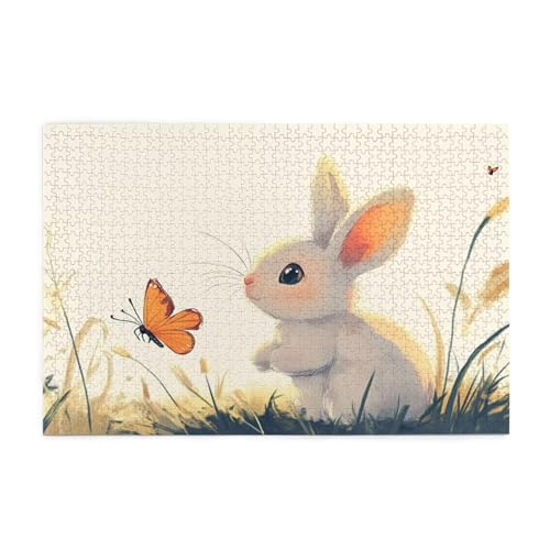 Puzzle 5000 Teile Kaninchen, Schmetterling Holz XXL Puzzle Erwachsene mit Schachtel und Poster, Schwierige, Herausfordernde und Interessant Spiele für Anfänger, Frauen Wohndekoration Geschenke 1T-458 Puzzle 5000 Teile Kaninchen, Schmetterling Holz XXL Puzzle Erwachsene mit Schachtel und Poster, Schwierige, Herausfordernde und Interessant Spiele für Anfänger, Frauen Wohndekoration Geschenke 1T-458 von Tamalsj