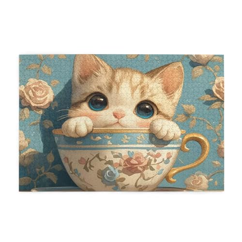 Puzzle 5000 Teile Katze, Blume Holz XXL Puzzle Erwachsene mit Schachtel und Poster, Schwierige, Herausfordernde und Interessant Spiele für Anfänger, Geschenke für Männer/Frauen Wohndekoration 1T-671 Puzzle 5000 Teile Katze, Blume Holz XXL Puzzle Erwachsene mit Schachtel und Poster, Schwierige, Herausfordernde und Interessant Spiele für Anfänger, Geschenke für Männer/Frauen Wohndekoration 1T-671 von Tamalsj