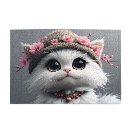 Puzzle 5000 Teile Katze, Blume Holz XXL Puzzle Erwachsene mit Schachtel und Poster, Schwierige, Herausfordernde und Interessant Spiele für Anfänger, Geschenke für Männer/Frauen Wohndekoration 1T-1920 Puzzle 5000 Teile Katze, Blume Holz XXL Puzzle Erwachsene mit Schachtel und Poster, Schwierige, Herausfordernde und Interessant Spiele für Anfänger, Geschenke für Männer/Frauen Wohndekoration 1T-1920 von Tamalsj
