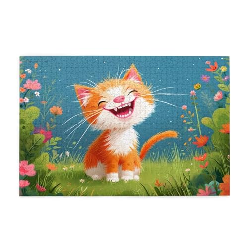 Puzzle 5000 Teile Katze, Glück Holz XXL Puzzle Erwachsene mit Schachtel und Poster, Schwierige, Herausfordernde und Interessant Spiele für Anfänger, Geschenke für Männer/Frauen Wohndekoration 1T-1848 Puzzle 5000 Teile Katze, Glück Holz XXL Puzzle Erwachsene mit Schachtel und Poster, Schwierige, Herausfordernde und Interessant Spiele für Anfänger, Geschenke für Männer/Frauen Wohndekoration 1T-1848 von Tamalsj