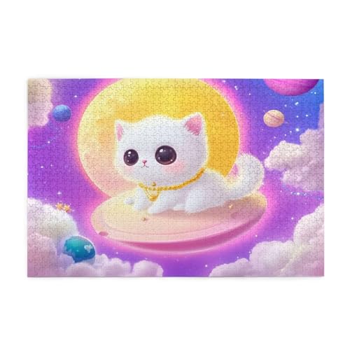 Puzzle 5000 Teile Katze, Mond Holz XXL Puzzle Erwachsene mit Schachtel und Poster, Schwierige, Herausfordernde und Interessant Spiele für Anfänger, Geschenke für Männer/Frauen Wohndekoration 1T-446 Puzzle 5000 Teile Katze, Mond Holz XXL Puzzle Erwachsene mit Schachtel und Poster, Schwierige, Herausfordernde und Interessant Spiele für Anfänger, Geschenke für Männer/Frauen Wohndekoration 1T-446 von Tamalsj