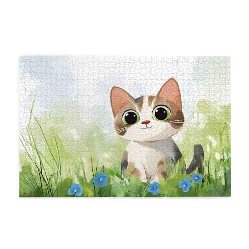 Puzzle 5000 Teile Katze, Niedlich Holz XXL Puzzle Erwachsene mit Schachtel und Poster, Schwierige, Herausfordernde und Interessant Spiele für Anfänger, Männer/Frauen Wohndekoration Geschenke 1T-776 Puzzle 5000 Teile Katze, Niedlich Holz XXL Puzzle Erwachsene mit Schachtel und Poster, Schwierige, Herausfordernde und Interessant Spiele für Anfänger, Männer/Frauen Wohndekoration Geschenke 1T-776 von Tamalsj