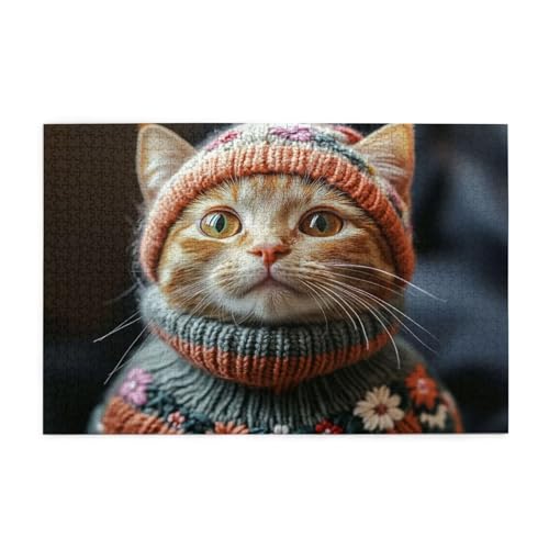Puzzle 5000 Teile Katze, Retro Holz XXL Puzzle Erwachsene mit Schachtel und Poster, Schwierige, Herausfordernde und Interessant Spiele für Anfänger, Geschenke für Männer/Frauen Wohndekoration 1T-468 Puzzle 5000 Teile Katze, Retro Holz XXL Puzzle Erwachsene mit Schachtel und Poster, Schwierige, Herausfordernde und Interessant Spiele für Anfänger, Geschenke für Männer/Frauen Wohndekoration 1T-468 von Tamalsj