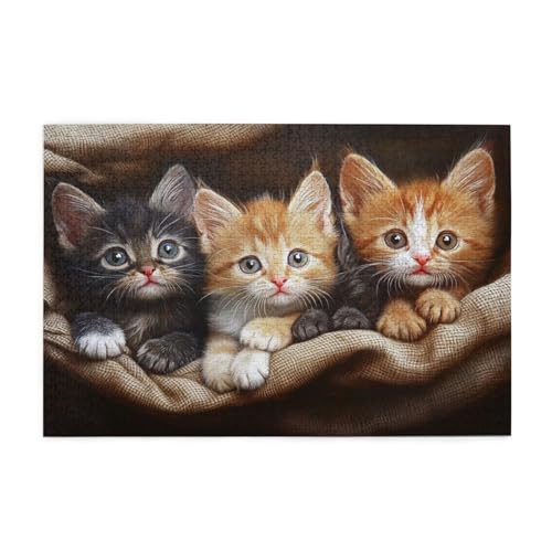 Puzzle 5000 Teile Katze, Tier Holz XXL Puzzle Erwachsene mit Schachtel und Poster, Schwierige, Herausfordernde und Interessant Spiele für Anfänger, Geschenke für Männer/Frauen Wohndekoration 1T-404 Puzzle 5000 Teile Katze, Tier Holz XXL Puzzle Erwachsene mit Schachtel und Poster, Schwierige, Herausfordernde und Interessant Spiele für Anfänger, Geschenke für Männer/Frauen Wohndekoration 1T-404 von Tamalsj