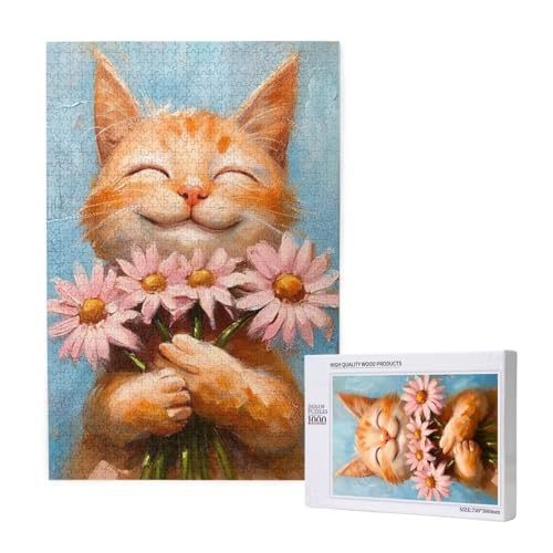 Puzzle 5000 Teile Katze Klassische Puzzles für Erwachsene Gänseblümchen Anspruchsvolles und Lustig Kreatives Unterhaltungsspiel, Holzpuzzle für Erwachsene Als Feiertage Geschenk fur Frauen 2T-1612 Puzzle 5000 Teile Katze Klassische Puzzles für Erwachsene Gänseblümchen Anspruchsvolles und Lustig Kreatives Unterhaltungsspiel, Holzpuzzle für Erwachsene Als Feiertage Geschenk fur Frauen 2T-1612 von Tamalsj
